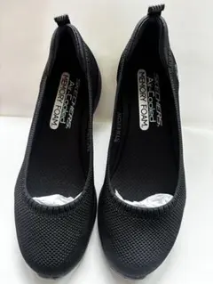 【未使用・美品】スケッチャーズ　黒パンプス　23.5センチ