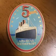 東京ディズニーシー5周年記念ピンバッジ