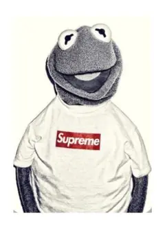 新品 supreme アートポスター パロディー
