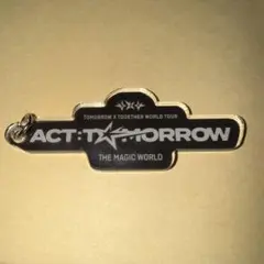 TXT DIYキーチャーム アクリルキーチェーン 大阪限定 ロゴ 黒 ⑤