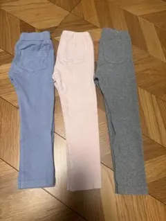 UNIQLO ユニクロ　キッズレギンス　110㎝ 10分丈　3点セット