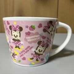 【未使用品】ミニーマウス マグカップ ピンク