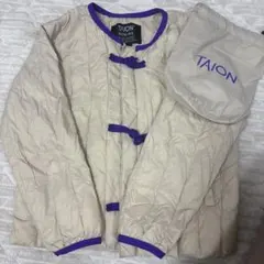 ビーミング　TAION / チャイナボタン インナーダウン ブルゾン