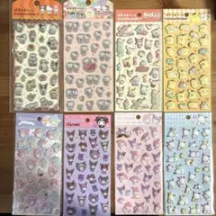サンリオ　ぷくっとシール　ダイソー　8点セット