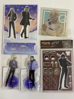 名探偵コナン アクリルスタンドセット　 安室透 風見裕也 赤井秀一