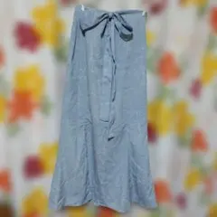 ☆ems☆花柄☆ロングスカート☆マキシ丈スカート☆フレアスカート☆ウエストリボン