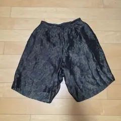 【美品】EEL Products モンクショーツ ペイズリー柄 キュプラ XSのサムネイル