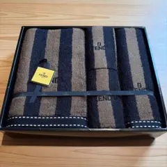 未使用FENDI タオルケット ズッカ柄 ブラウン ブラック - メルカリ