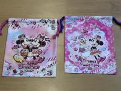 ディズニー Disney Sweet Love2015 巾着袋 2点セット