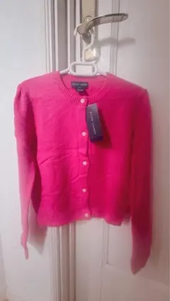 Ralph Lauren ピンク カーディガン M (8-10)