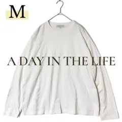 A DAY IN THE LIFE 長袖 Tシャツ M ロンT 白 無地のサムネイル
