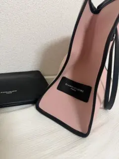 最終値下げ‼️ GIANNI CHIARINI ピンク ブラック トートバッグ