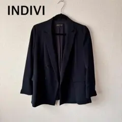 INDIVI テーラードジャケット ネイビー 36