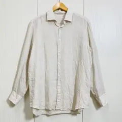 ARCODIOリネンシャツ 半袖 2枚セット ベージュ ネイビー - メルカリ