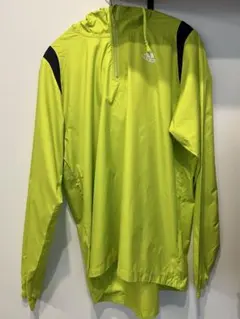 adidas フード付きウィンドブレーカー ハーフジップ