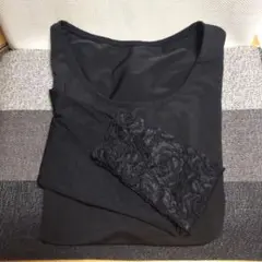 Lascolinas ブラック 長袖 Tシャツ M〜L