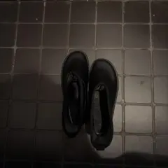 ブラックショートレインブーツ　4E