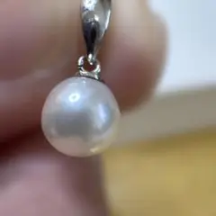 真珠 シルバーチャーム