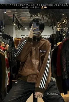 【一点物】ayne 下北沢 adidas レザー トラックジャケットのサムネイル