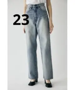 【MOUSSY】 HW DAMAGE LOOSE STRAIGHT 23inch