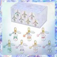 7個 雪だるま チャーム コンプリートセット シークレットオブスノーウィーデイ