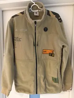 AAPE BY A BATHING APE フリースジャケット ベージュサイズM
