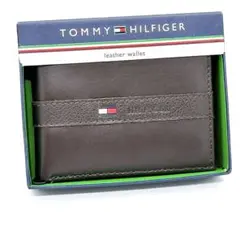 【新品未使用】 トミーヒルフィガー 定期入れ 財布 ブラウン