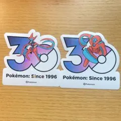 ラティオス ラティアス ポケモン 30周年記念 ステッカー シール 韓国
