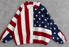 USA製 LIMITED EDITION 星条旗柄 ジャケット アメリカ国旗