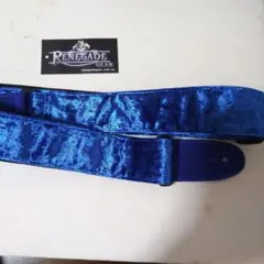 Renegade Gear サテン ギターストラップ 青