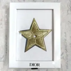 【新品未使用】ディオールピンバッジ ブローチ星 ノベルティ非売品ゴールド希少レア