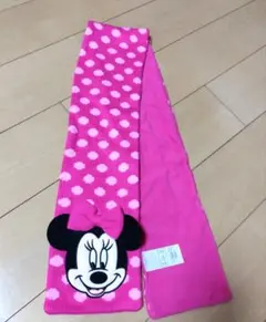 ミニーマウス ピンク マフラー