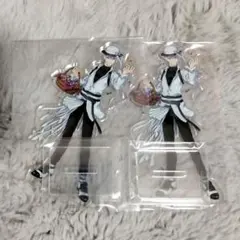 ツイステ アズール スケアリー・モンスターズ! アクスタ おめかし 缶バッジ