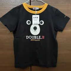 ミキハウス　ダブルビー　くま顔Tシャツ