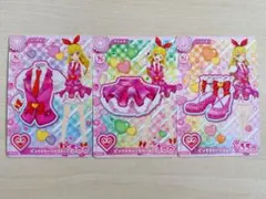 アイカツアンコール ピンクステージコーデ 3枚セット 星宮いちご