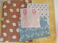 感謝SALE 6重ガーゼ fuwara パッチ 膝掛け x1入 他計5枚セット