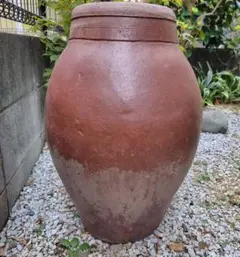 佐賀の古民家より☆壺ツボ 甕カメ 【傘立て】 和風の玄関にぴったりの