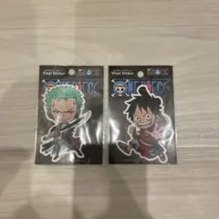 ワンピースステッカー ロロノア・ゾロ モンキー・D・ルフィ