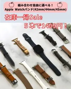 Apple Watchバンド5本セット 42mm/44mm/45mm
