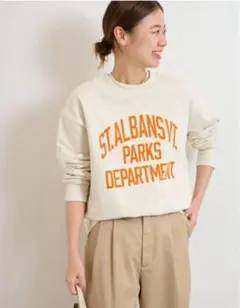 【タグ付】ジャーナルスタンダードrelume ST.ALBANSロゴスウェット