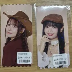 ME:I 笠原桃奈 村上璃杏 オンラインくじ ピクチャーチケット