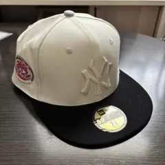 新品未使用　NEWERA キャップ NY 59FIFTY 58.7cm ホワイト