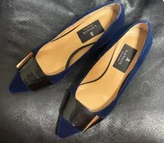 LANVIN COLLECTION ネイビー　ランバン　パンプス