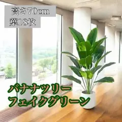 170㎝　バナナ　フェイクグリーン　西海岸風インテリア シンボルツリー 引取限定 バナナツリー フェイクグリーン 70cm 観葉植物風 インテリア - メルカリ