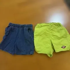 ネイビー・ライムグリーン ハーフパンツ 2点　gap マーキーズ