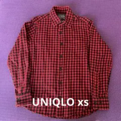 UNIQLO ユニクロ　フランネルチェックシャツ XS メンズ レディース