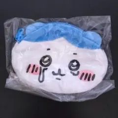 ちいかわ トレーディングおかおポーチ まいにちなかよし編 (ハチワレしょんぼり)