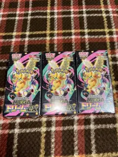 【新品未開封シュリンク付き】ポケモンカードMEGAドリームex3BOX
