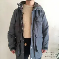 70s Woolrich USA製 マウンテンパーカー 白タグ 60/40クロス