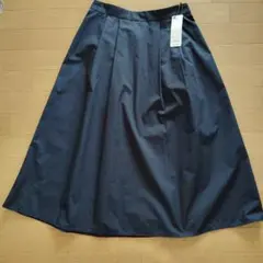新品GU カラーフレアスカート ネイビー XLのサムネイル